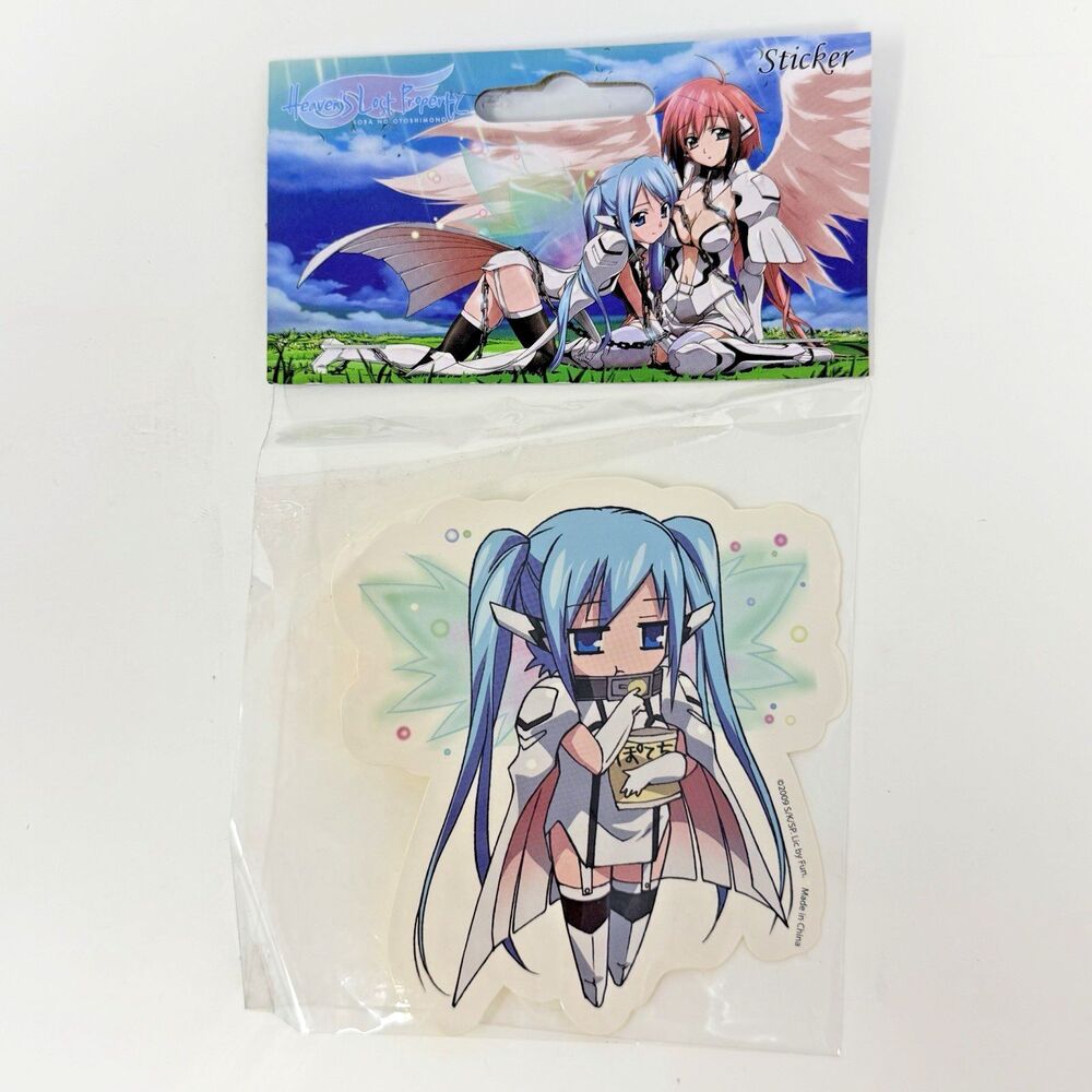 Heavens Lost Property Nymph 3 Inch Anime Peeker Bumper Sticker Car Window Decal